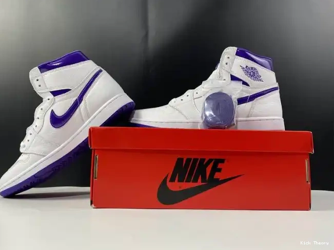 Kicktheory PURPLE AIR CD0461-151 COURT HIGH 1 JORDAN RETRO 0622